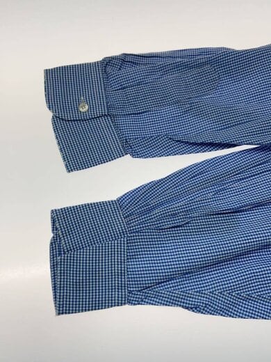 商品画像：90S/長袖シャツ/17.5/コットン/BLU/ギンガムCK// 4