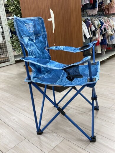 商品画像：ﾘｿﾞｰﾄﾁｪｱﾃﾞﾆﾑ チェア/1人用/BLU/リゾートチェアデニム 2