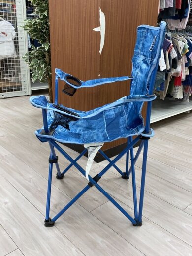 商品画像：ﾘｿﾞｰﾄﾁｪｱﾃﾞﾆﾑ チェア/1人用/BLU/リゾートチェアデニム 3