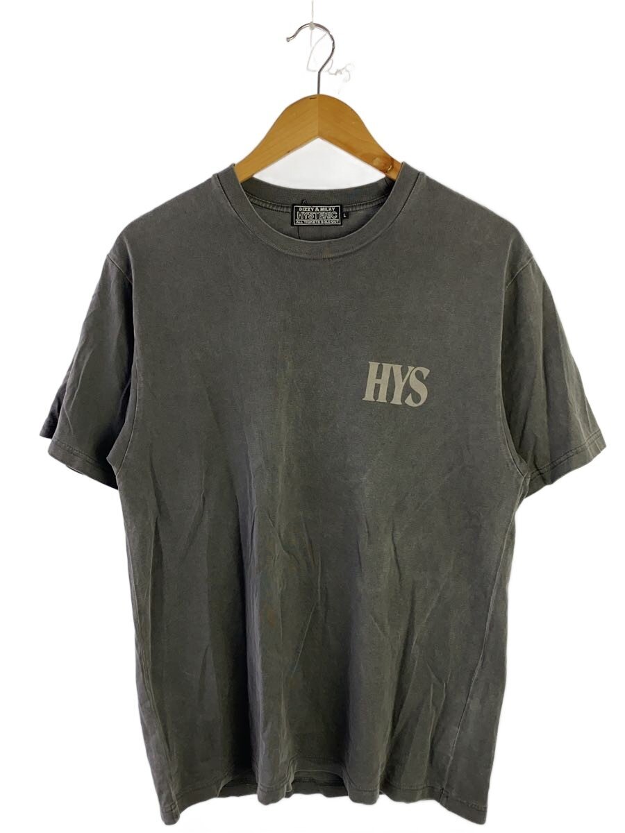 HYSTERIC / Tシャツ/L/コットン/GRY/02251CT25