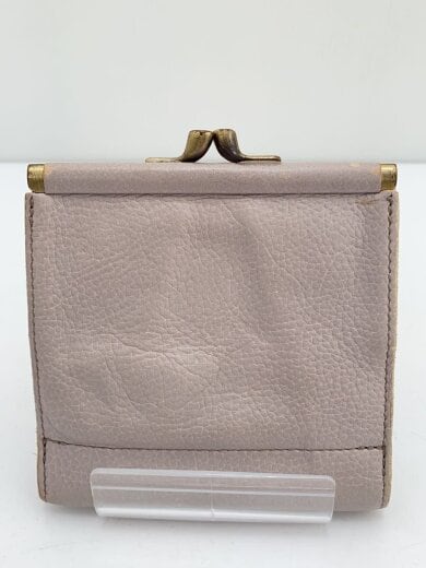 商品画像：2つ折り財布/レザー/GRY/無地/メンズ 2