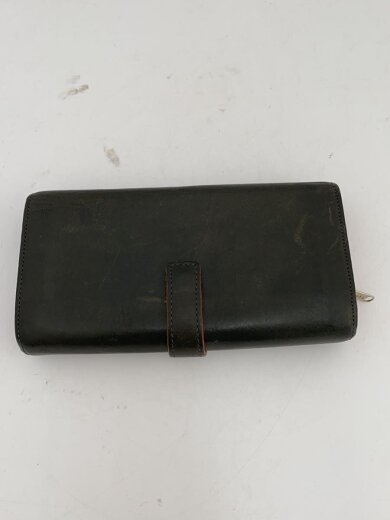 商品画像：長財布/レザー/BLK/無地/メンズ 2