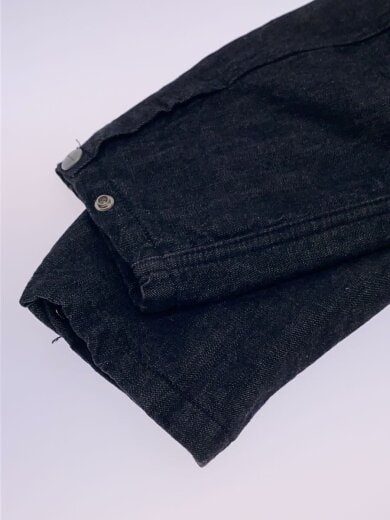 画像：SASSAFRASジャケット/L/コットン/BLK/無地5