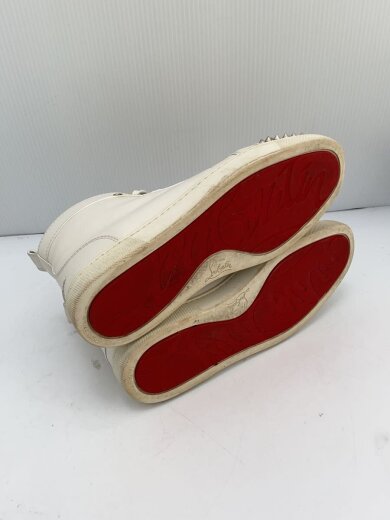 商品画像：ハイカットスニーカー/41.5/WHT 4