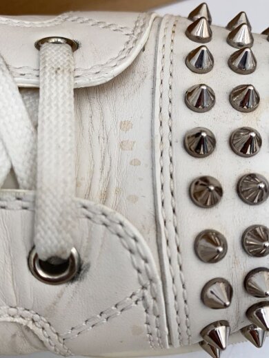 商品画像：ハイカットスニーカー/41.5/WHT 6