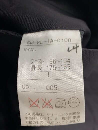 商品画像：トレンチコート/L/コットン/BLK/CM-RL-IA-0100// 4