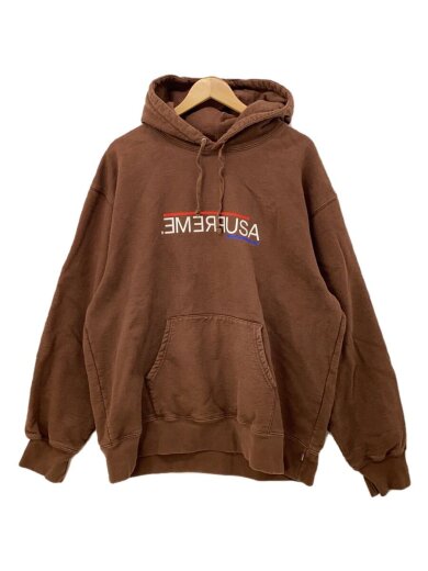 商品画像：パーカー/XL/コットン/BRW/usa hooded sweatshirt 1