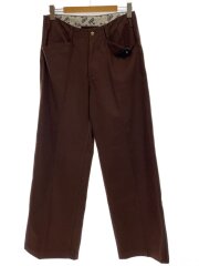 ボトム/34/コットン/BRW/EXTRA WIDE