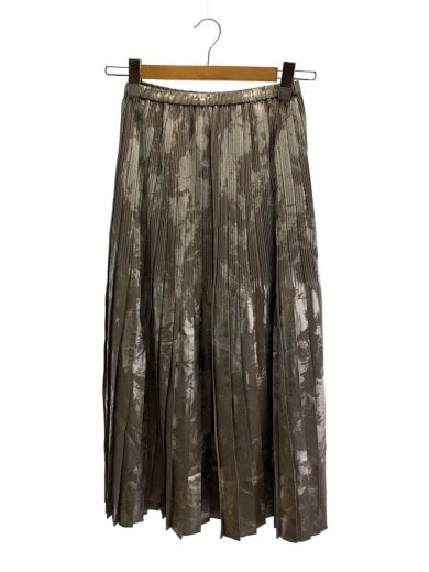 商品画像：ロングスカート/1/ポリエステル/SLV/無地/09wfs244964 1