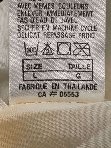 商品画像：ナイロンジャケット/L/ナイロン/WHT/無地 4