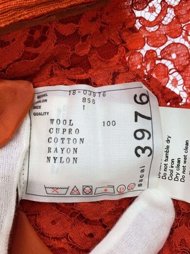 商品画像：長袖ワンピース/1/ウール/ORN/無地/18-03976 3