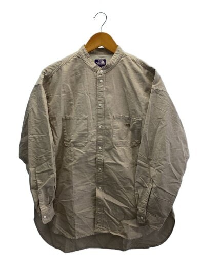 商品画像：ロングスリーブOXシャツ/M/--/BEG 1