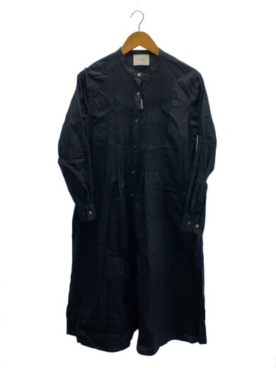 商品画像：シャツワンピース/--/コットン/BLK 1