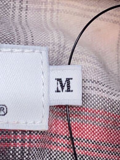 商品画像：長袖シャツ/M/レーヨン/マルチカラー/チェック/4ah-2022// 4