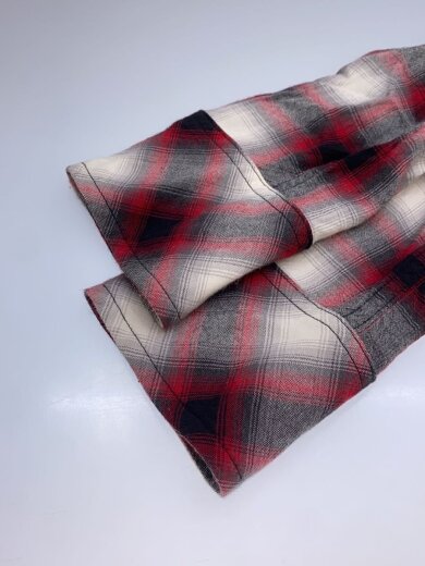 商品画像：長袖シャツ/M/レーヨン/マルチカラー/チェック/4ah-2022// 6