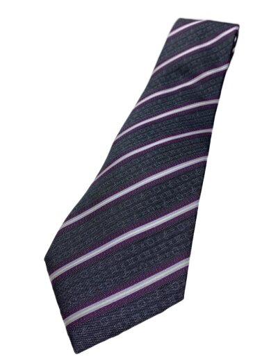 画像：LOUIS VUITTONネクタイ/シルク/GRY/総柄/メンズ1