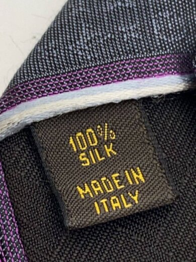 画像：LOUIS VUITTONネクタイ/シルク/GRY/総柄/メンズ4