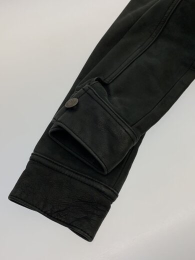 商品画像：レザージャケット・ブルゾン/--/レザー/BLK/無地 4