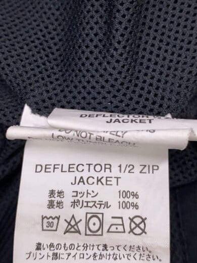 商品画像：DEFLECTOR 1/2 ZIP JACKET/アノラック/全体的使用感考慮/M/コットン/BLK// 4