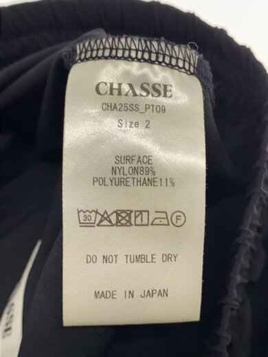 商品画像：chasse/ボトム/2/ナイロン/BLK/無地/CHA25SS-PT09 5