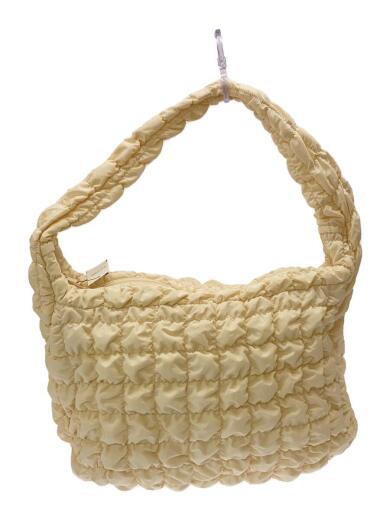 画像：COSキルティング/ショルダーバッグ/ポリエステル/アイボリー/無地1