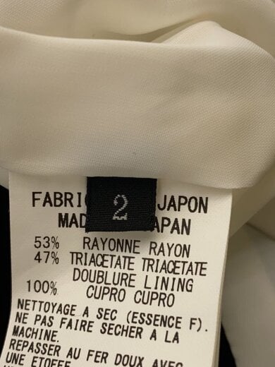 商品画像：ジャケット/2/レーヨン/BLK/YG-J11-201 4