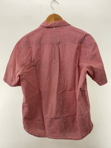 商品画像：00s/半袖シャツ/M/コットン/ピンク/チェック 2