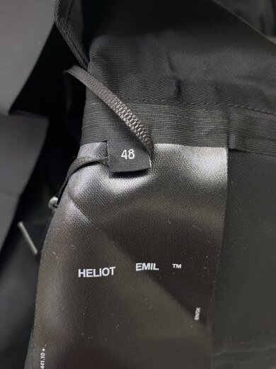 商品画像：ボタンジャケット/48/ナイロン/ブラック/タグ付き 3