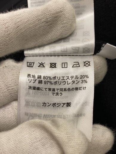 商品画像：Hooded Caps Sweat/M/コットン/ブラック/I036066 4