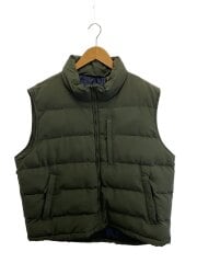 00s/ダウンベスト/XL/ポリエステル/カーキ