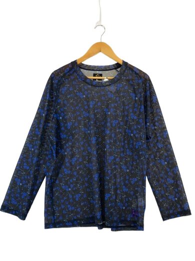 商品画像：長袖Tシャツ/M/ポリエステル/ブラック/花柄/MR170 1