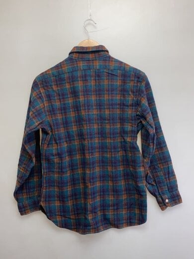 商品画像：70s/USA製/長袖シャツ/L/ウール/GRN/チェック 2