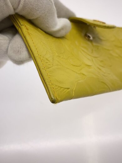 商品画像：牛革ローズプレスベロ付 束入/長財布/牛革/イエロー// 6