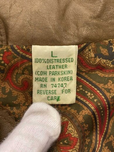 商品画像：90s/TALON/レザージャケット・ブルゾン/L/レザー/キャメル 4