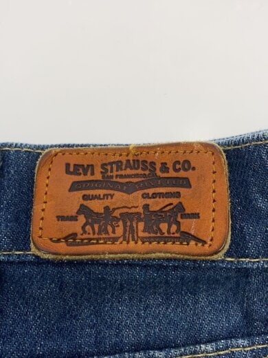 商品画像：70s/ブーツカット/デニムパンツ/コットン/インディゴ/裾カット有 4