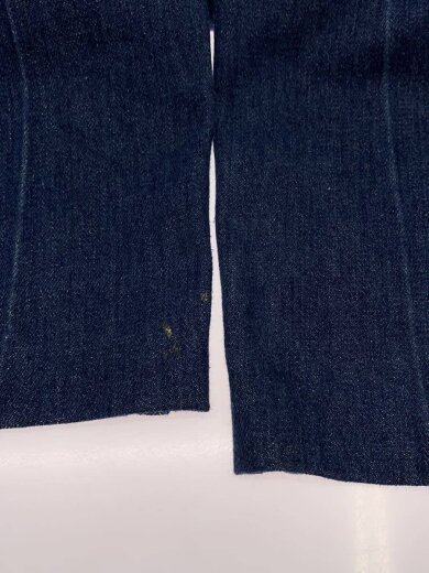 商品画像：70s/ブーツカット/デニムパンツ/コットン/インディゴ/裾カット有 5