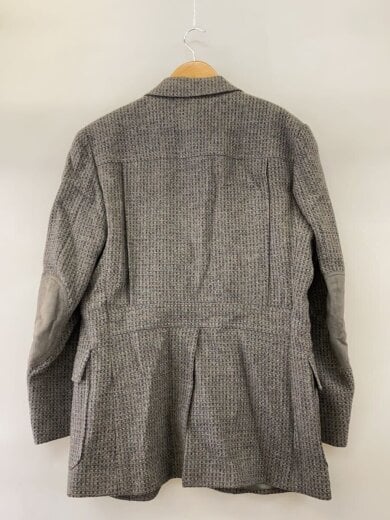 商品画像：80s/MADE IN USA/エルボーパッチ/クルミボタン/テーラードジャケット/40/ウール/グレー// 2
