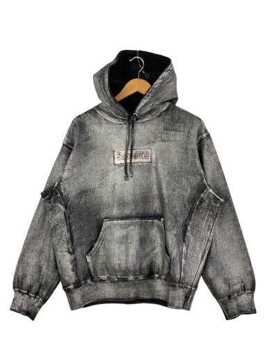 商品画像：24SS/Foil Box Logo Hooded Sweatshirt/S/コットン/ブラック// 1