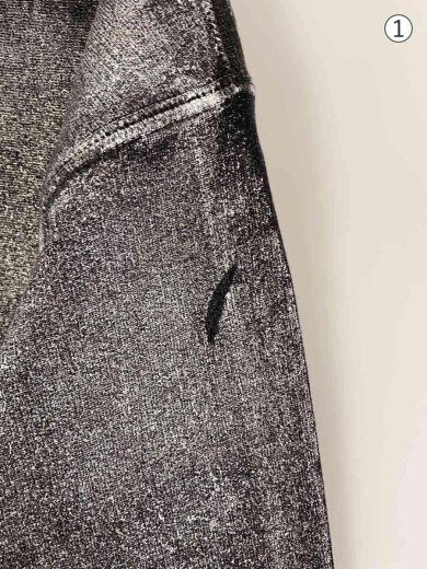 商品画像：24SS/Foil Box Logo Hooded Sweatshirt/S/コットン/ブラック// 8