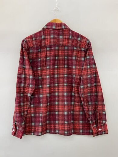 商品画像：IRONWEAR/70s/長袖シャツ/M/コットン/レッド/チェック 2