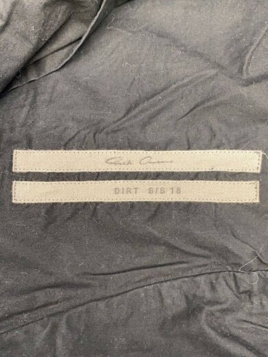 商品画像：18SS/DIRT期/ドレープボンバージャケット/40/コットン/BLK/RP18S8724-CVT 3