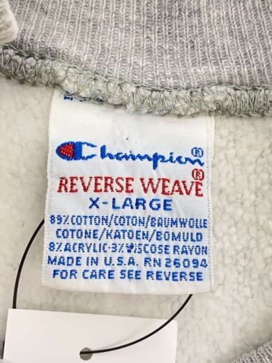 商品画像：90s/REVERSE WEAVE/ITHACA/スウェット/XL/コットン/GRY// 3