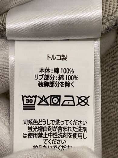商品画像：スウェット/M/コットン/GRY 4