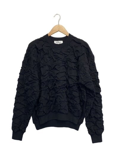 商品画像：WRINKLE PULLOVER/スウェット/38/コットン/BLK/300HA270-2410 1