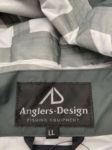 商品画像：anglers design/レインジャケットマウンテンパーカ/LL/ポリエステル/GRY/無地/ADR-13 3
