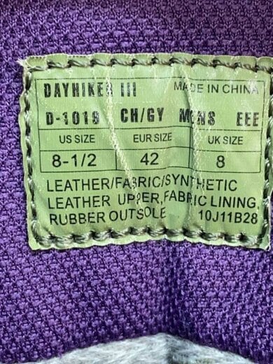 商品画像：トレッキングブーツ/US8.5/DAY HIKER Ⅲ/D-1019 5