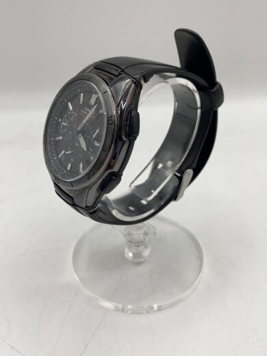 商品画像：ソーラー腕時計・WAVECEPTOR/アナログ/ラバー/BLK/BLK 2