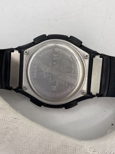 商品画像：ソーラー腕時計・WAVECEPTOR/アナログ/ラバー/BLK/BLK 3