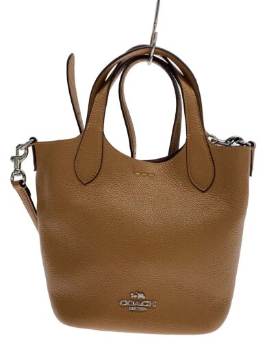 商品画像：ハンナバケットバッグ/ショルダーバッグ/レザー/BRW/CR168 1