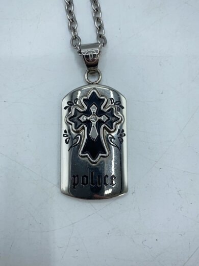 商品画像：ネックレス/ステンレス/カラーストーン/SLV/トップ有/メンズ 4